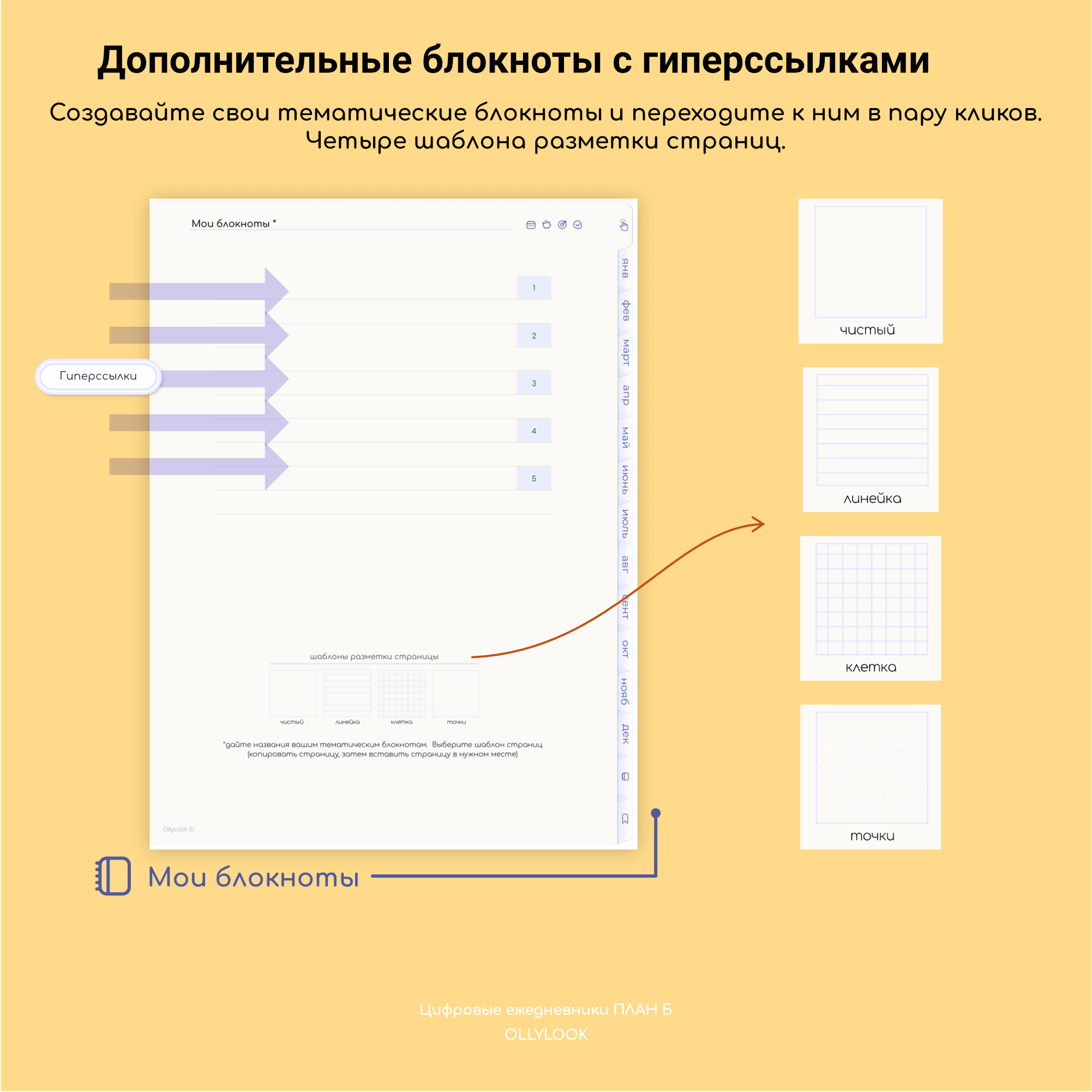 План Б на 2026 год (вертикальный) digital planner